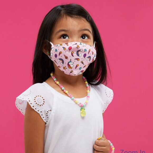 2 FOR $10 Rainbow unicorn cotton face mask - Picture 13 of 16